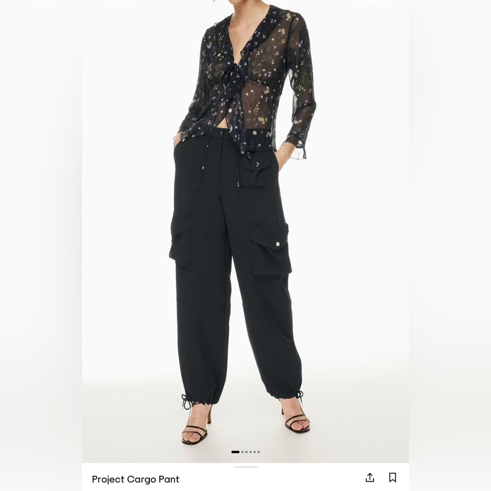 Aritzia Wilfred Project Cargo Pant MINT